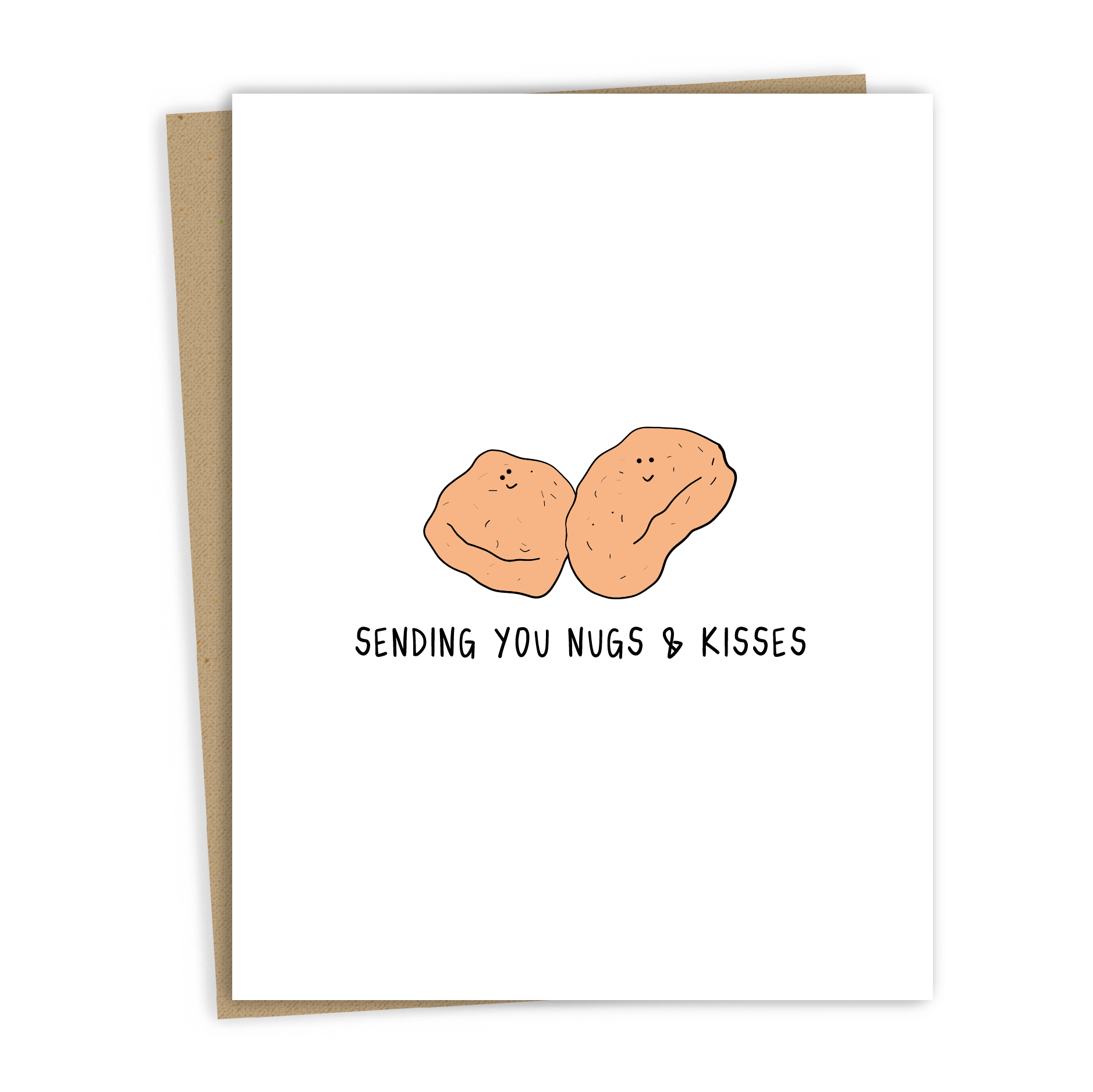 Sending You Nugs & Kisses | Love & Friendship Card – THE SCARLET FLOWER
