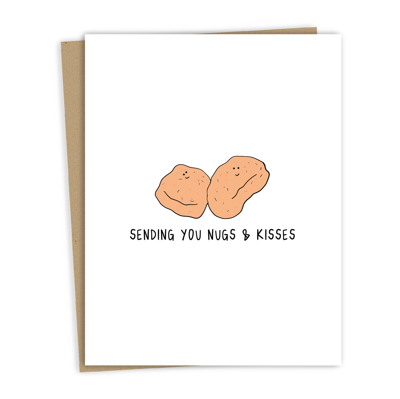 Sending You Nugs & Kisses | Love & Friendship Card