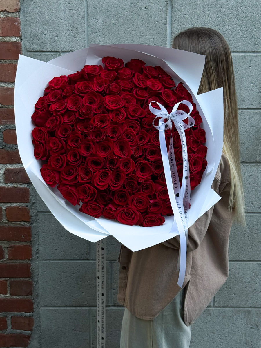 Bouquet - Freedom - red roses, same day delivery
