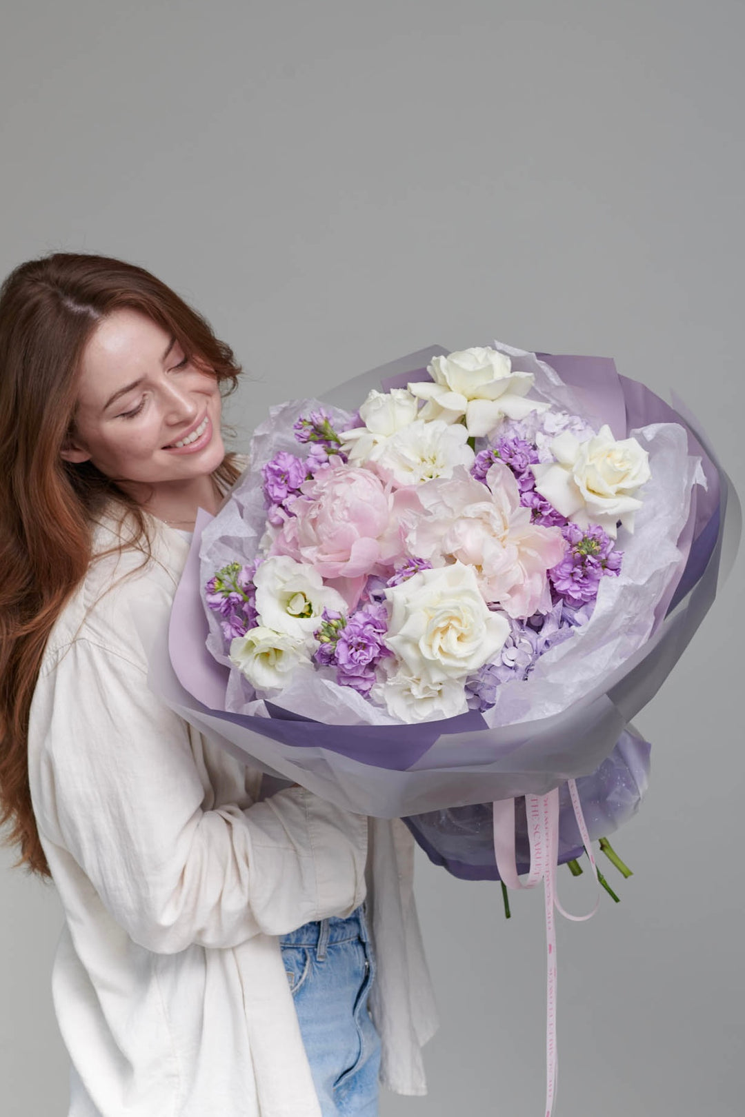 flower bouquet with lavender Beautiful Spirit