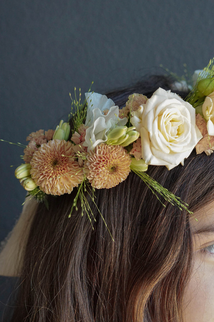 Flower Crown | Blush & Peach