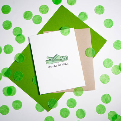 You Croc My World | Valentine's Day Card