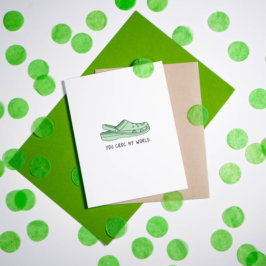 You Croc My World | Valentine's Day Card