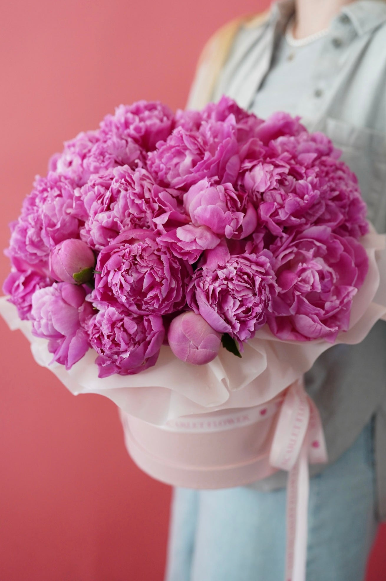 (新品未開封)peony the marshmallow bakery box Whopper Box - Closed Blush Pink Peonies 14 pcs – THE SCARLET FLOWER