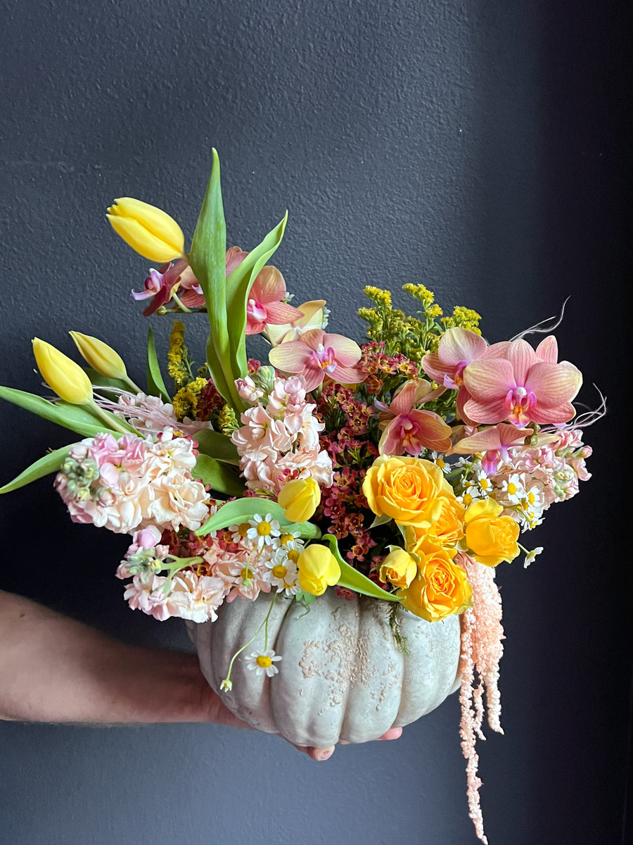 Calabaza de otoño personalizada