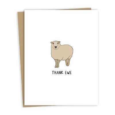Thank Ewe | Thank You Card