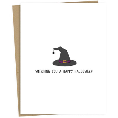 Witching You A Happy Halloween | Halloween Card