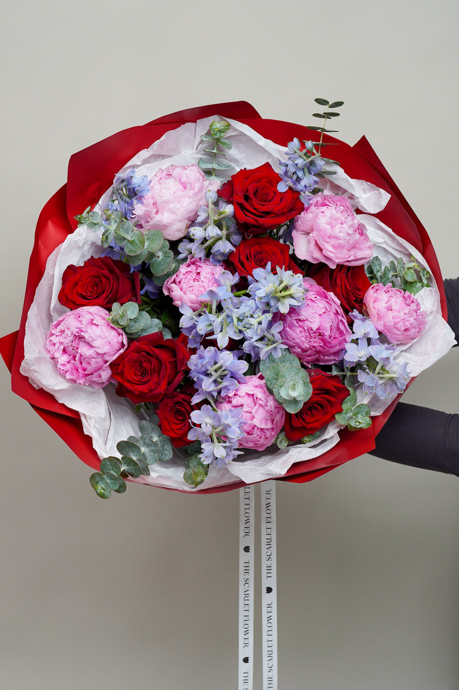 Bouquet - Ember - Peony, rose, delphinium