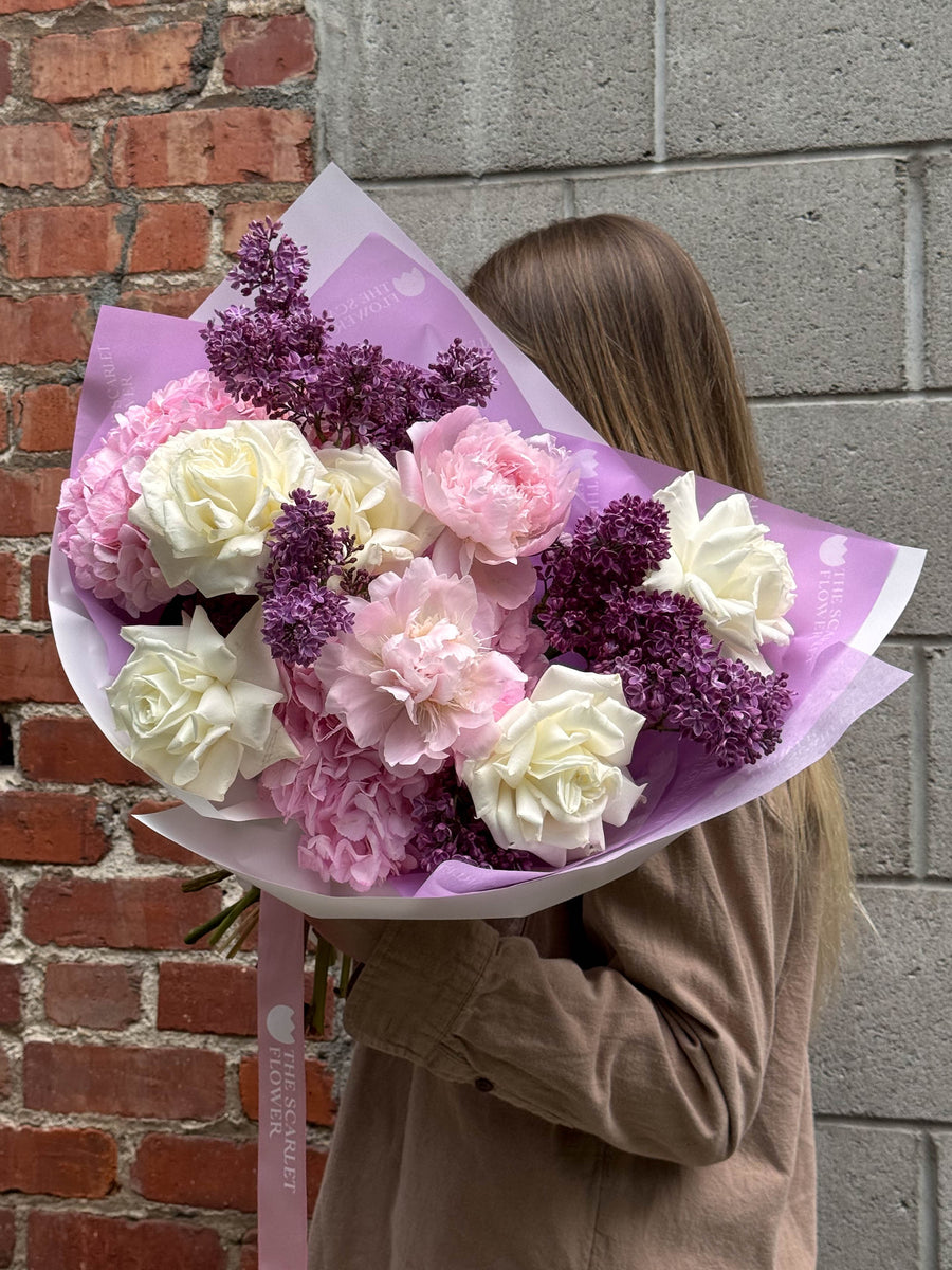 Bouquet - Lilac Muse - Peony, Rose, Hydrangea