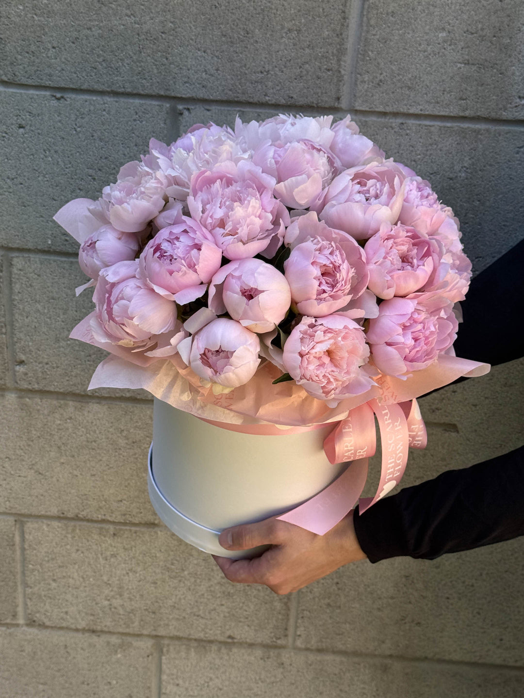 Peonies Mix Box - same day delivery flowers pink peonies – THE
