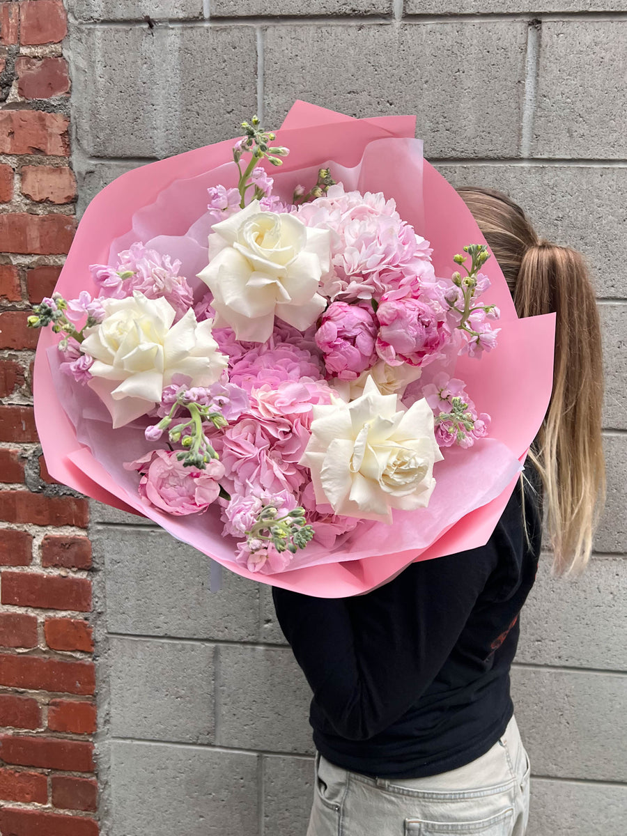 Bouquet - Blush Crush - Peonies, Hydrangeas, Roses