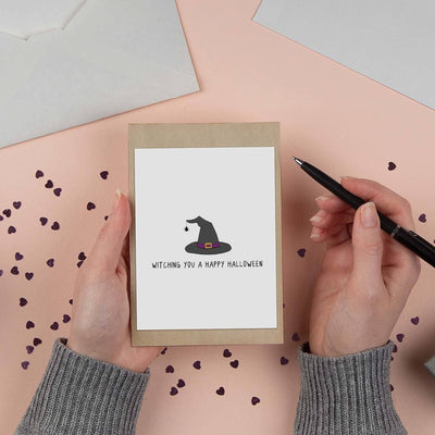 Witching You A Happy Halloween | Halloween Card