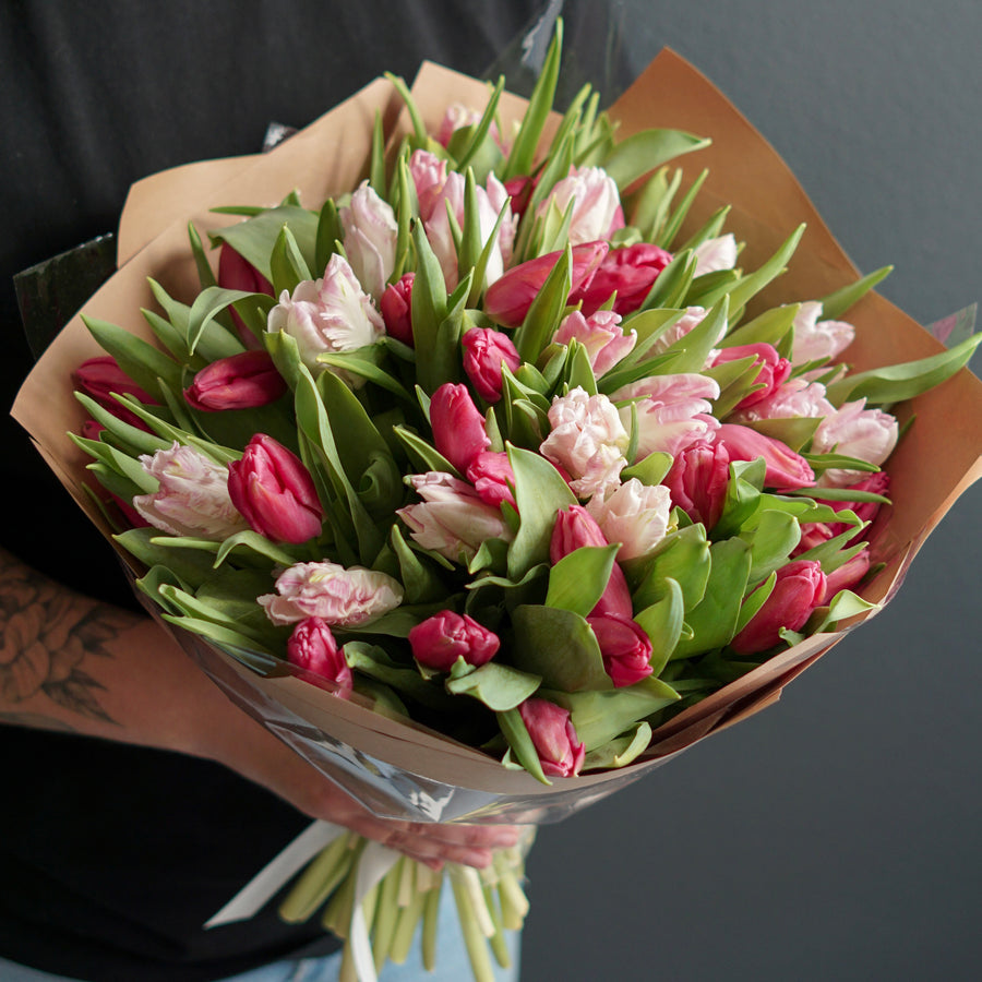 Bouquet Pink Tulips