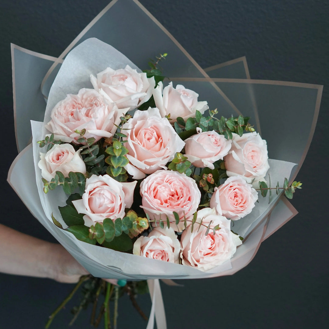 Happy Rose　0329 Rainforest Alliance Certified Roses, 125 Stems, Light Pink